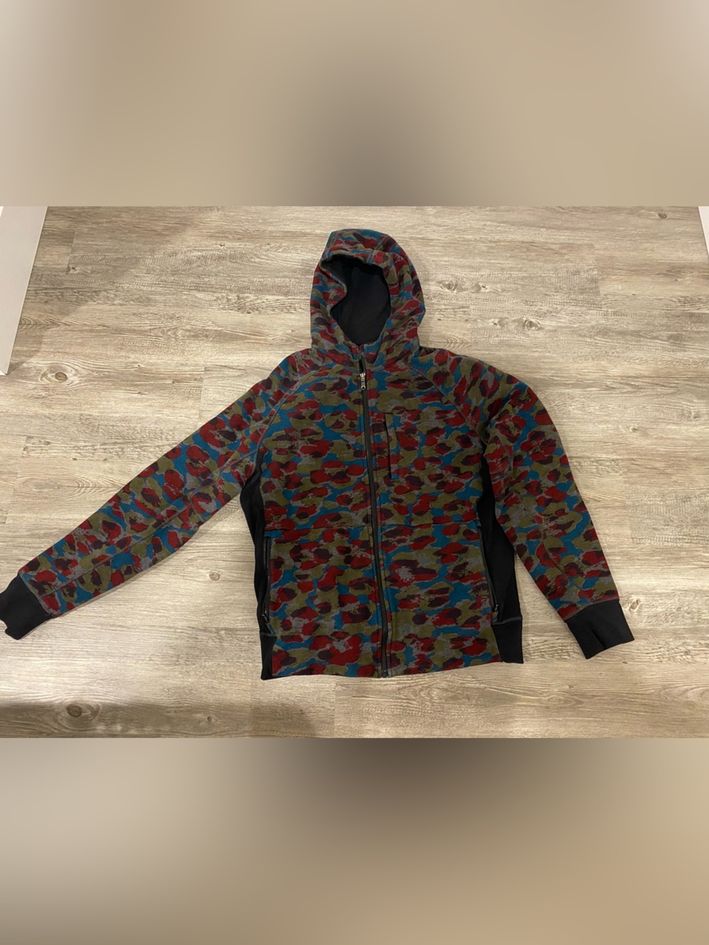 Lululemon mens L zip hoodie in Multicolor Camo